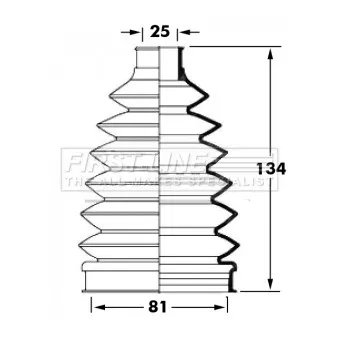 FIRST LINE FCB6028 - Joint-soufflet, arbre de commande