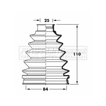 FIRST LINE FCB6054 - Joint-soufflet, arbre de commande