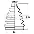 Joint-soufflet, arbre de commande FIRST LINE [FCB6089]