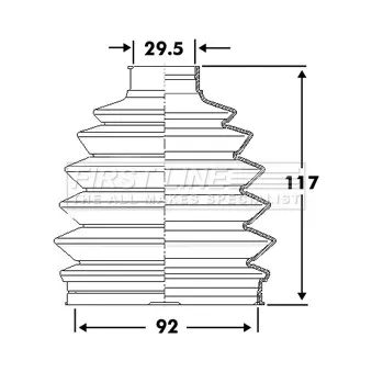 FIRST LINE FCB6107 - Joint-soufflet, arbre de commande