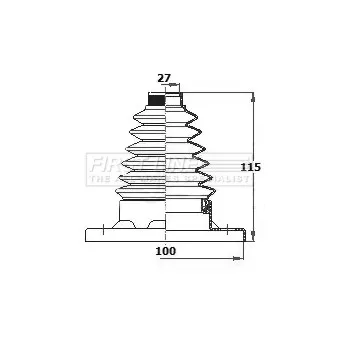 FIRST LINE FCB6134 - Joint-soufflet, arbre de commande