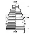 Joint-soufflet, arbre de commande FIRST LINE [FCB6151]