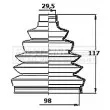 Joint-soufflet, arbre de commande FIRST LINE [FCB6152]