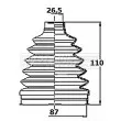 Joint-soufflet, arbre de commande FIRST LINE [FCB6154]