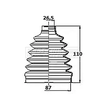 FIRST LINE FCB6154 - Joint-soufflet, arbre de commande