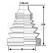 Joint-soufflet, arbre de commande FIRST LINE [FCB6183]