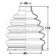 FIRST LINE FCB6229 - Joint-soufflet, arbre de commande