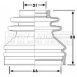 Joint-soufflet, arbre de commande FIRST LINE [FCB6240]