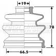 Joint-soufflet, arbre de commande FIRST LINE [FCB6289]