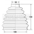 Joint-soufflet, arbre de commande FIRST LINE [FCB6292]