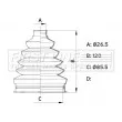 Joint-soufflet, arbre de commande FIRST LINE [FCB6339]