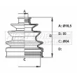 Joint-soufflet, arbre de commande FIRST LINE [FCB6378]