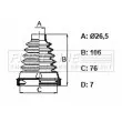 Joint-soufflet, arbre de commande FIRST LINE [FCB6397]