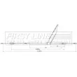 FIRST LINE FKB3899 - Tirette à câble, frein de stationnement