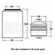 FIRST LINE FPK7028 - Kit de protection contre la poussière, amortisseur