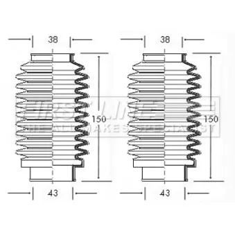 Jeu de joints-soufflets, direction FIRST LINE [FSG3000]
