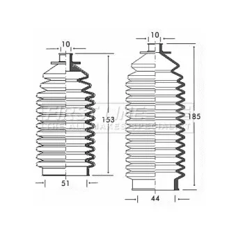 FIRST LINE FSG3150 - Jeu de joints-soufflets, direction
