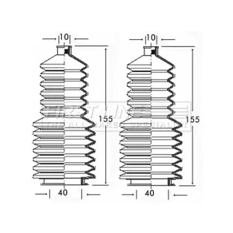 Jeu de joints-soufflets, direction FIRST LINE [FSG3174]