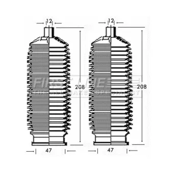 FIRST LINE FSG3176 - Jeu de joints-soufflets, direction