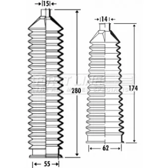 Jeu de joints-soufflets, direction FIRST LINE [FSG3303]