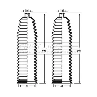 FIRST LINE FSG3338 - Jeu de joints-soufflets, direction