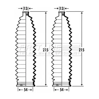 FIRST LINE FSG3352 - Jeu de joints-soufflets, direction