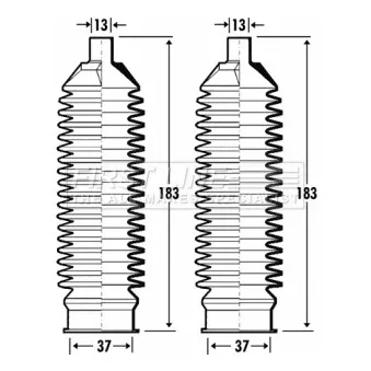 FIRST LINE FSG3364 - Jeu de joints-soufflets, direction