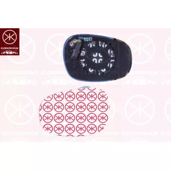 Verre de rétroviseur, rétroviseur extérieur KLOKKERHOLM OEM 51167158310