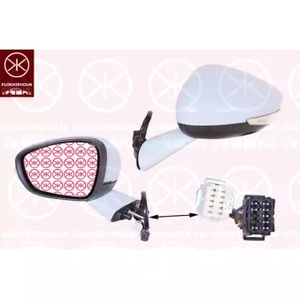 Rétroviseur extérieur KLOKKERHOLM OEM 1635253180