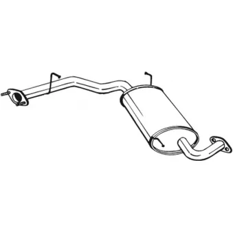 KLOKKERHOLM 169-219 - Silencieux arrière