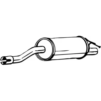 KLOKKERHOLM 200-147 - Silencieux arrière