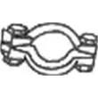 Pièce de serrage, échappement KLOKKERHOLM [254-371]