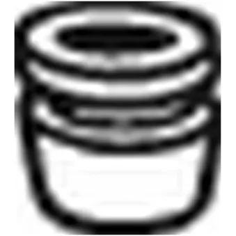 KLOKKERHOLM 255-408 - Bandes de caoutchouc, échappement