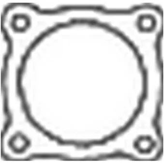 KLOKKERHOLM 256-501 - Joint d'étanchéité, tuyau d'échappement