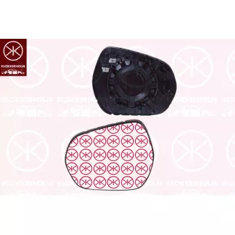 Verre de rétroviseur, rétroviseur extérieur KLOKKERHOLM 25661062