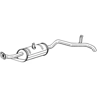 KLOKKERHOLM 280-007 - Silencieux arrière