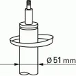 SACHS 313 671 - Amortisseur avant gauche