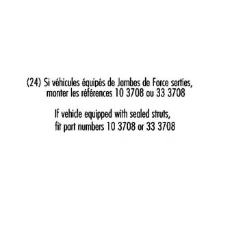 RECORD FRANCE 103685 - Jeu de 2 amortisseurs avant