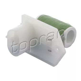 Résistance de série, moteur électrique-ventilateur du radiat TOPRAN 601 626
