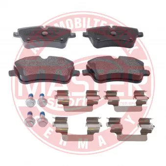 Jeu de 4 plaquettes de frein avant MASTER-SPORT GERMANY OEM A0034209520