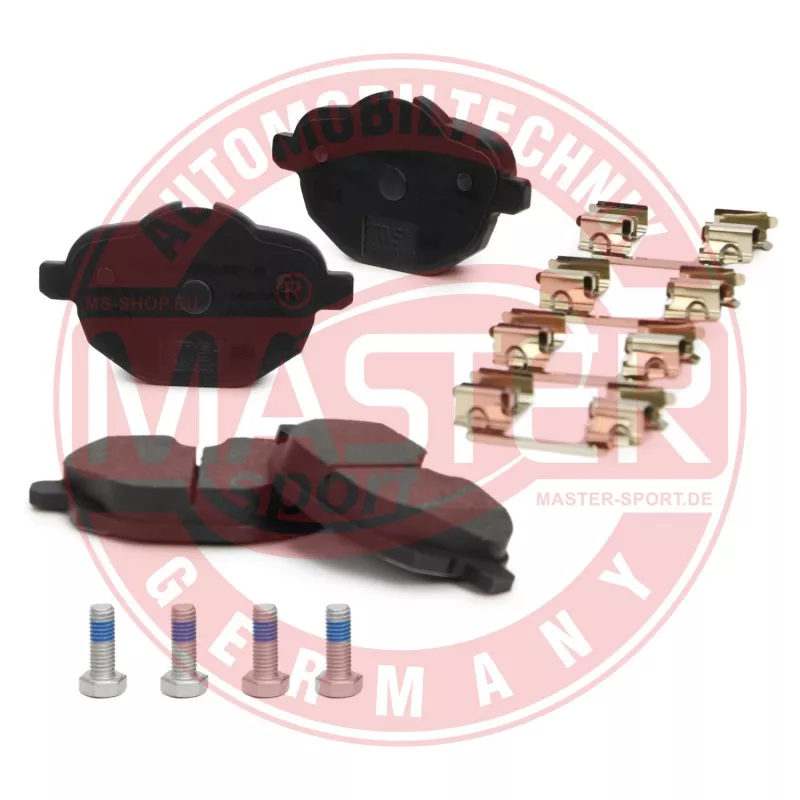 Jeu de 4 plaquettes de frein arrière MASTER-SPORT GERMANY 13046027602N-SET-MS - Visuel 2