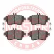 MASTER-SPORT GERMANY 13046027782N-SET-MS - Jeu de 4 plaquettes de frein avant