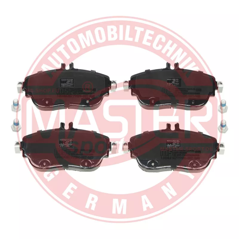 Jeu de 4 plaquettes de frein avant MASTER-SPORT GERMANY 13046027792N-SET-MS - Visuel 1
