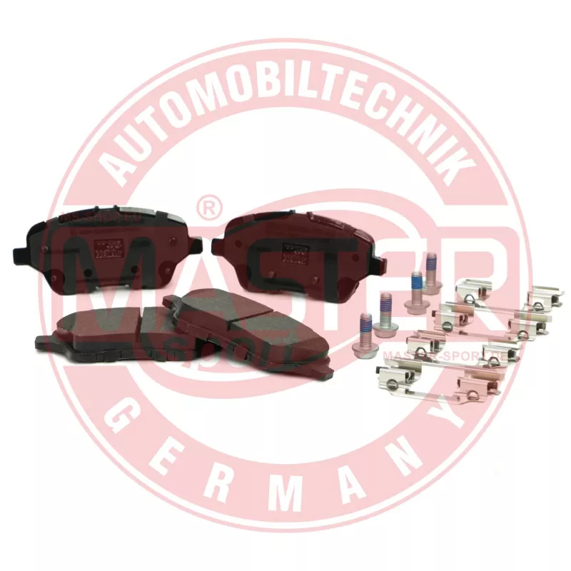 Jeu de 4 plaquettes de frein avant MASTER-SPORT GERMANY 13046027842N-SET-MS - Visuel 2