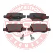 MASTER-SPORT GERMANY 13046028552N-SET-MS - Jeu de 4 plaquettes de frein arrière