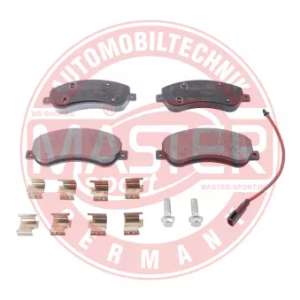 Jeu de 4 plaquettes de frein avant MASTER-SPORT GERMANY OEM 1433952