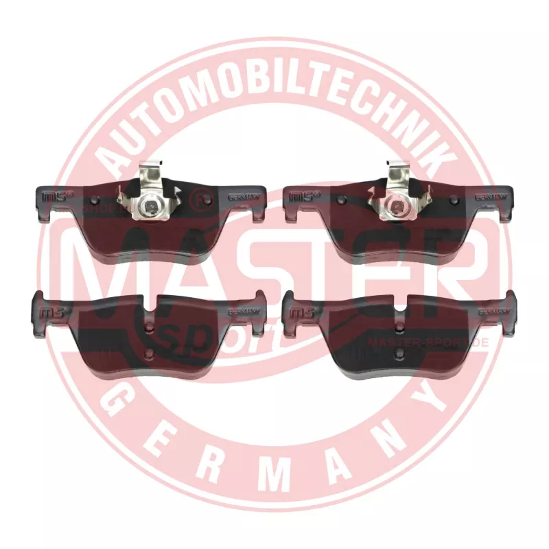 Jeu de 4 plaquettes de frein arrière MASTER-SPORT GERMANY 13046038592N-SET-MS - Visuel 1