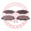 MASTER-SPORT GERMANY 13046039922N-SET-MS - Jeu de 4 plaquettes de frein avant