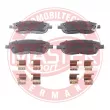 MASTER-SPORT GERMANY 13046056032N-SET-MS - Jeu de 4 plaquettes de frein avant