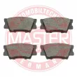 MASTER-SPORT GERMANY 13046057652N-SET-MS - Jeu de 4 plaquettes de frein arrière